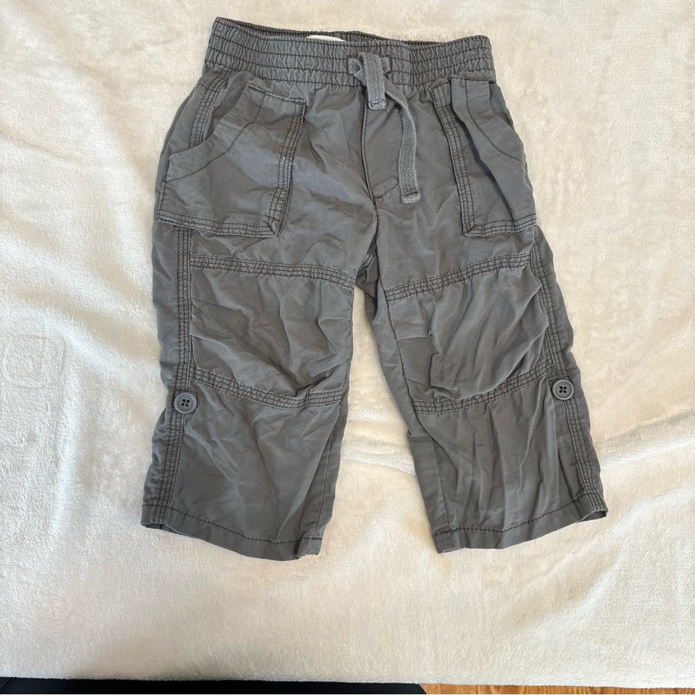 Old Navy Y2K 2000s cargo pants baby 6-12 months grey vintage vtg